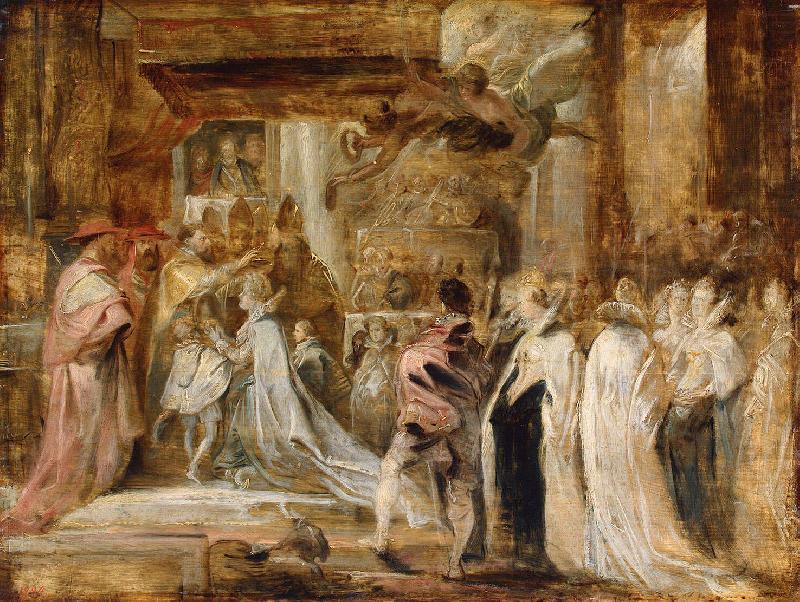 Peter Paul Rubens Coronation of Marie de Medicis. china oil painting image